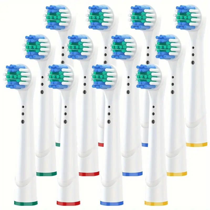 12pcs/set Suitable For Oral B Electric Toothbrush Heads - Replace Brush Heads To Improve Clean Teeth