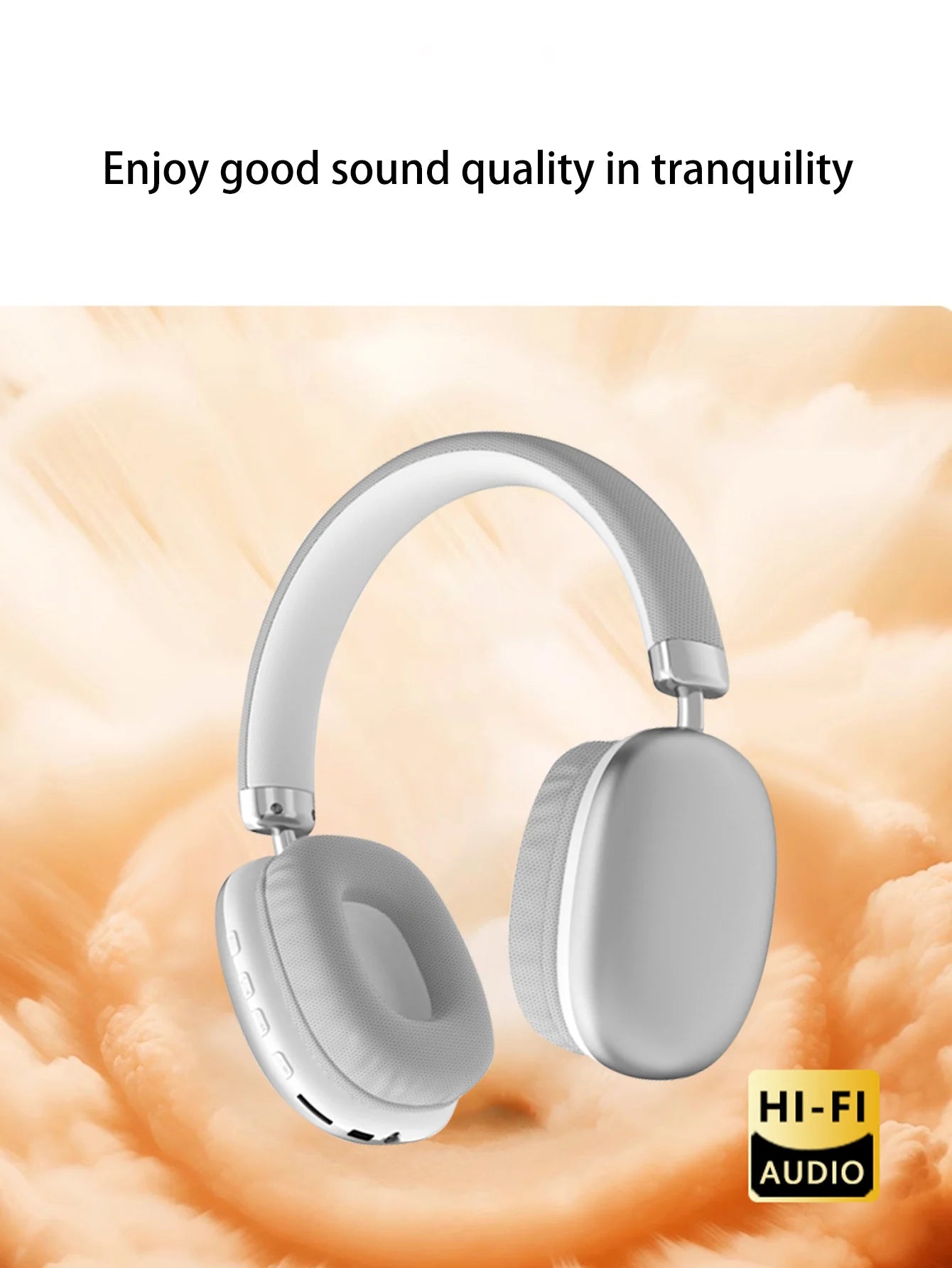 High sound quality Bluetooth 5.3 Wireless headphones Low latency Long life stereo surround gaming headset ears