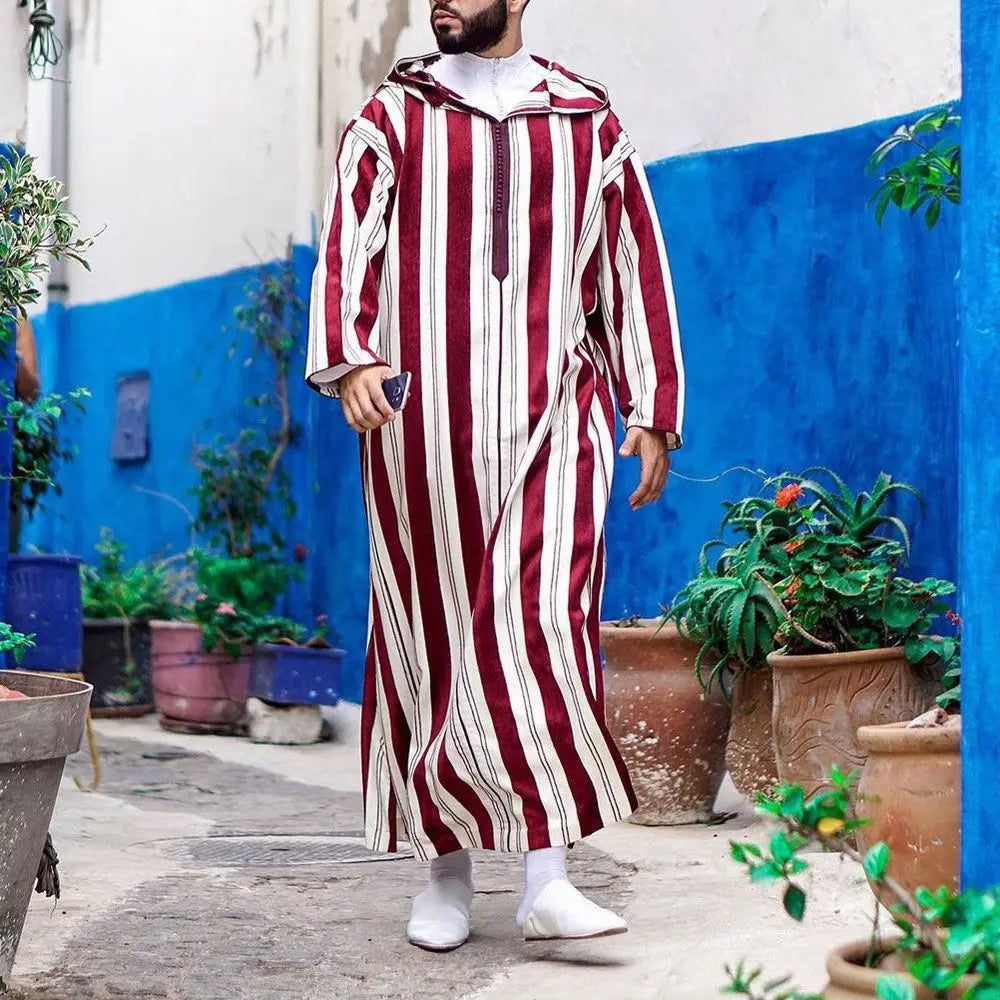 Muslim Men Clothing Kaftan Robes Pakistan Traditional Ethnic Loose Middle East Thobe Kurta Arab Abaya Turkish Dress Dubai Islam