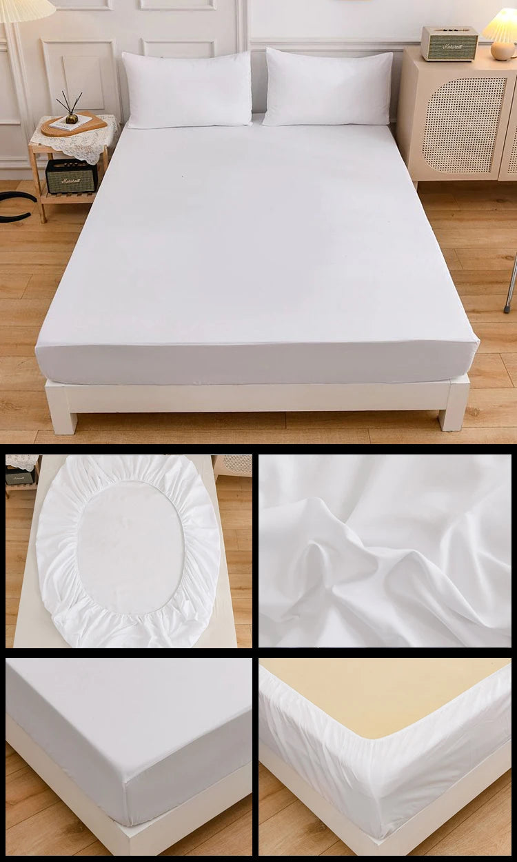 Kuup High Quality Fitted Sheet 90/180/150x200 Cm Mattress Cover Elastic Band Bed Sheet Queen King Size No Pillowcases Included