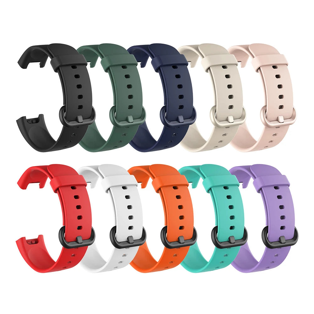 Silicone Strap For Xiaomi Mi Watch Lite Correa Smart Watch Sport Bracelet Replacement Watch Band for Redmi Watch Wristband