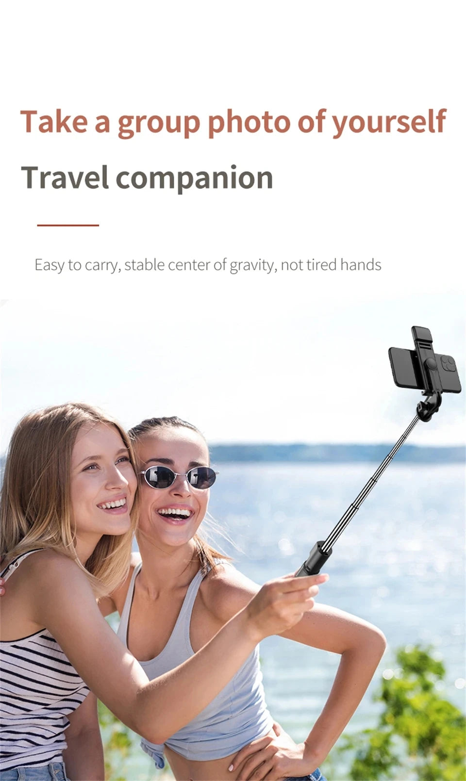 Wireless Selfie Stick Tripod Stand with Light Bluetooth Remote Extendable Tripod for iPhone Mobile Phone Tiktok Live Streaming