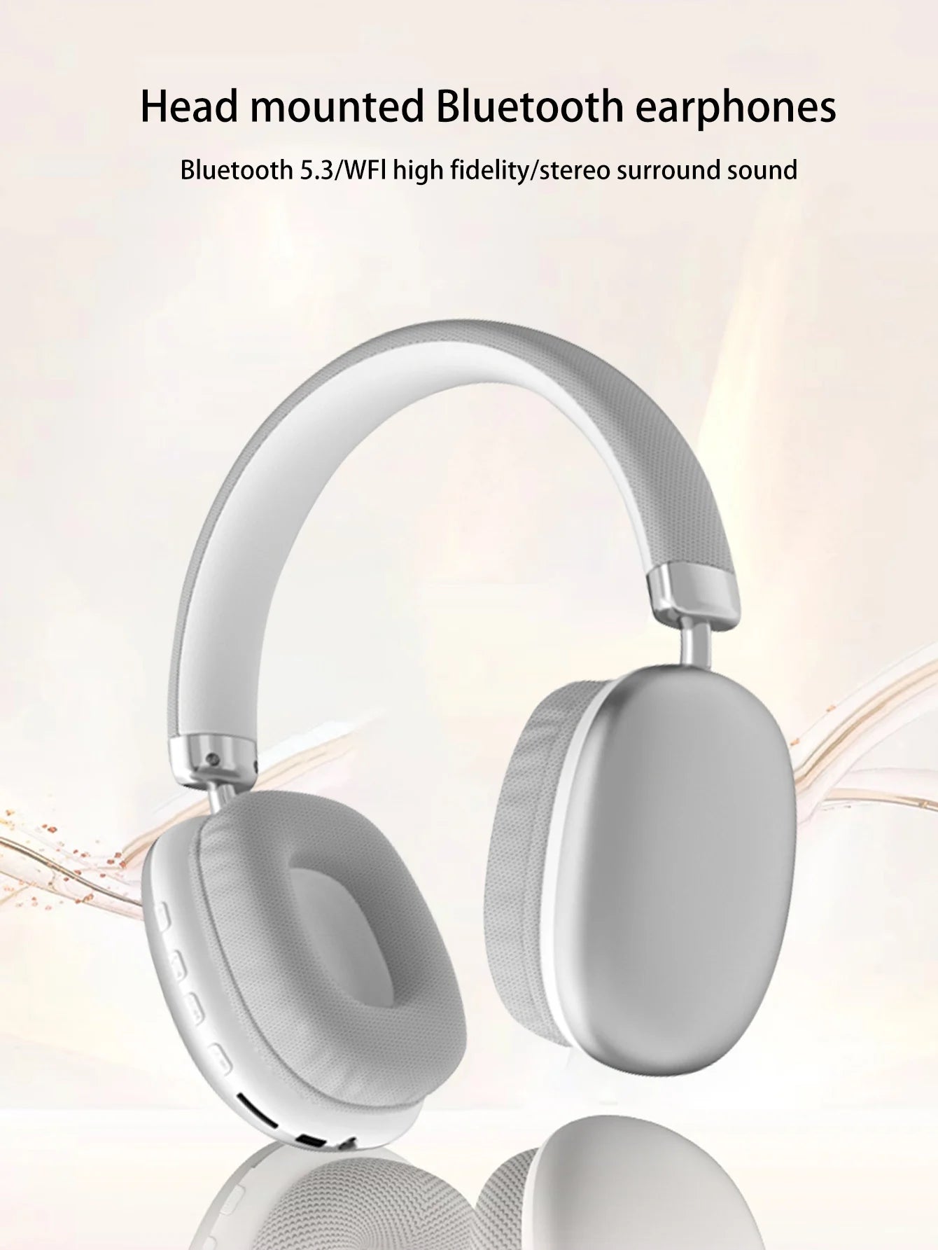 High sound quality Bluetooth 5.3 Wireless headphones Low latency Long life stereo surround gaming headset ears